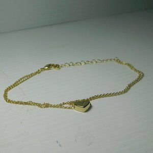 GOLD TONE ANKLE BRACELET